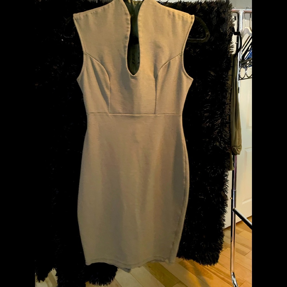 Buisness/ cocktail dress olive color